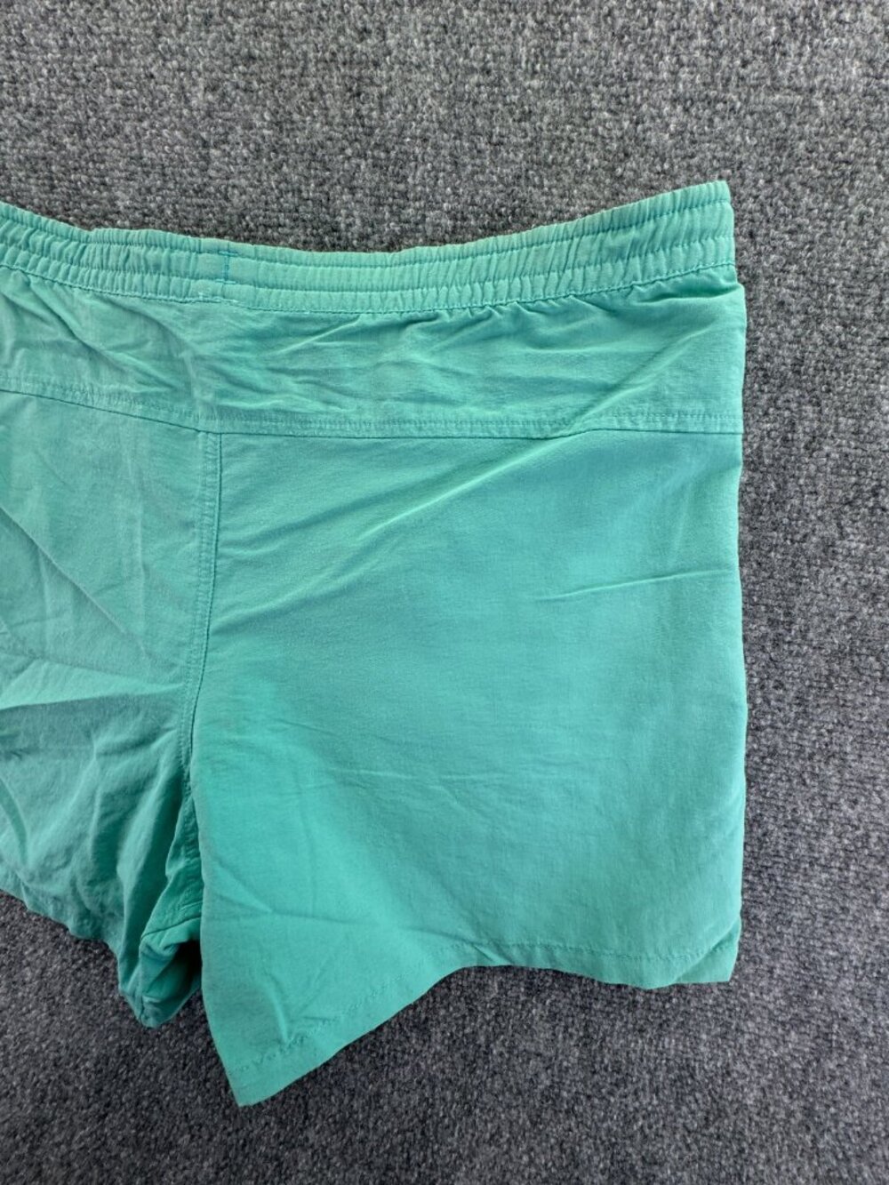 Patagonia Women Casual Outdoors Hiking Shorts Bottoms Elastic Medium Blue - Picture 12 of 16